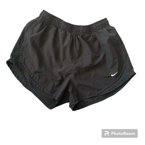 Nike Dri-Fit Black Lined Drawstring Waist Running Lightweight Shorts size Large